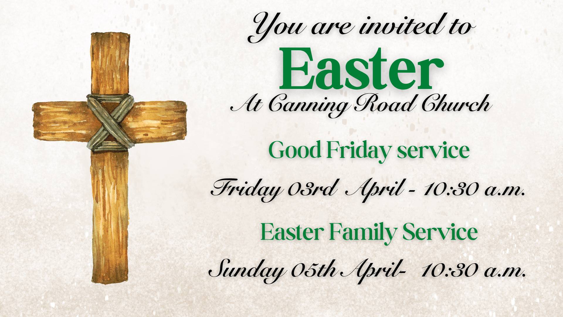 Poster of Easter dates