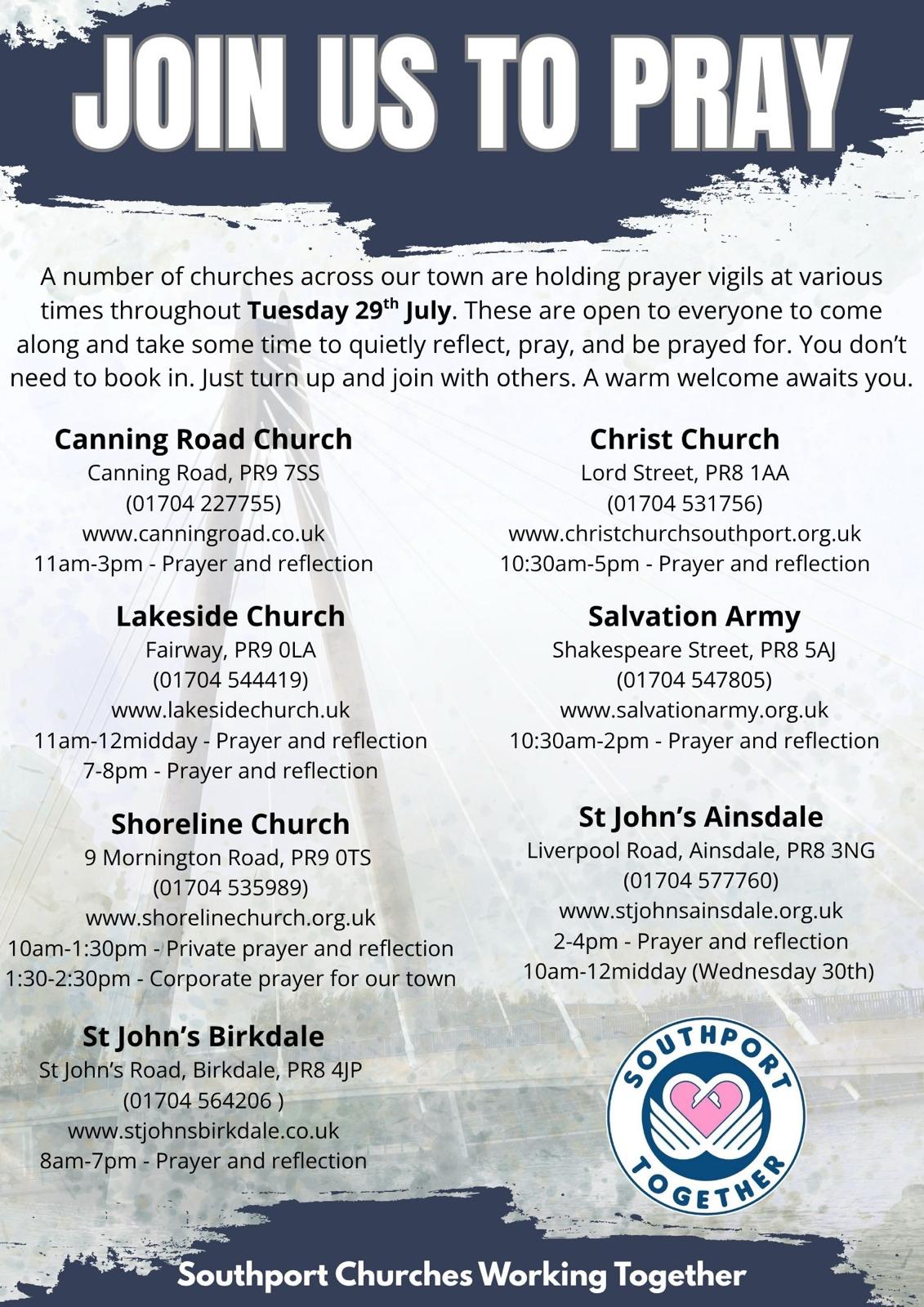 Southport Prayer Flyer